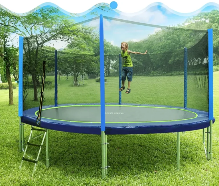 imagem de um trampolim, cama elastica.